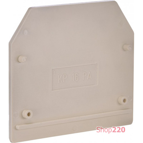 Замыкающая перегородка KP 16 PA ETI 3901082