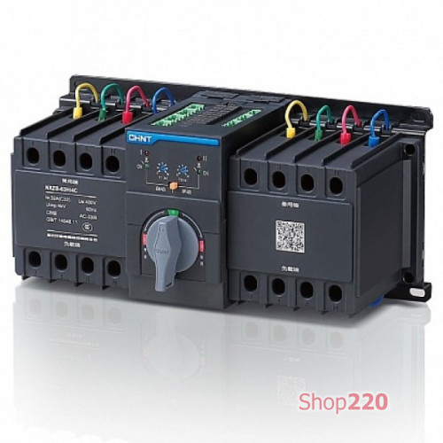 Мини АВР 20A, D20, 4 полюса, NXZB-63H/4C Chint 171628