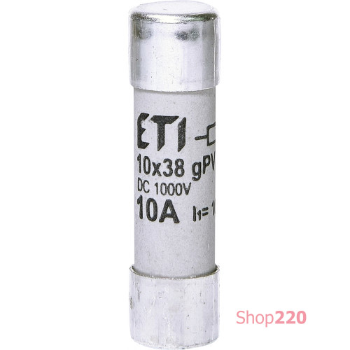 Предохранитель 10А gPV 10x38, ETI 2625105