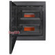 Щит черного цвета на 24 модуля, встраиваемый, e.plbox.pro.w.24b.black ENEXT CP12924B