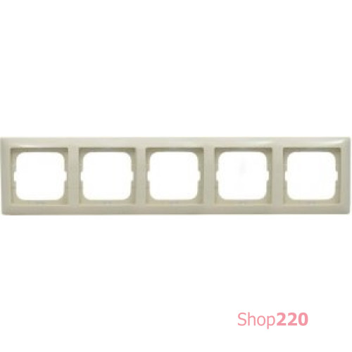 Рамка 5 постов, слоновая кость, ABB 2515-92-507 Basic 55