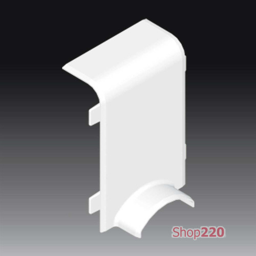 Переходник из LP 80x25 на LO 35 белого цвета; ПВХ 8824/43_HB