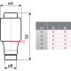 Предохранитель D III DZ 50A 500V (E33) ETI 2313102