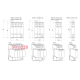 Ограничитель перенапряжения (разрядник) на 3 полюса, 20 кА, ETI ETITEC C T2 275/20 (3+0) 2440399