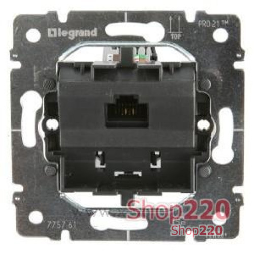 Механизм розетки компьютерной RJ 45 кат. 5е, Galea Life 775761 Legrand