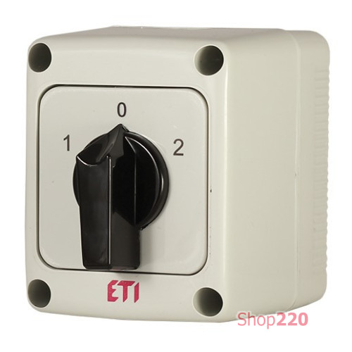 Переключатель CS 25 52 PN (2p_"1-0-2"корп./IP65"_с/ч_25A) ETI 4773192