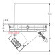 Врезной блок розеток для мебели, 3х220В + USB A+C, белый, Versaflap ASA 060.42F.00022