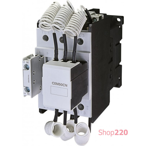Контактор для конденсаторной батареи CEM 50CN.10 (40/45кВАр-400/440V) ETI 4648140