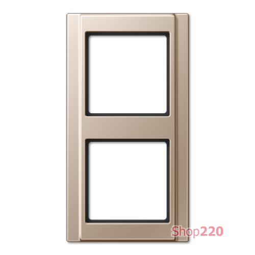 Рамка 2 поста, шампань, Jung A500 A582CH