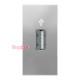 Розетка USB для передачи данных, алюминий, 1 модуль, Unica New Schneider NU342930