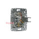 Розетка телефонная RJ-11, бронза, EPH4100169 Asfora Schneider