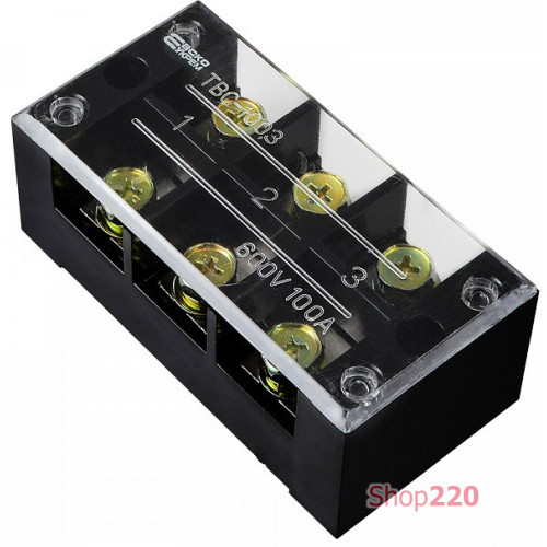Колодка 100А 3 полюса, TB1003 A0130050025
