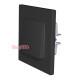 Выключатель одноклавишный, антрацит soft-touch, PLK0111241 Plank Electrotechnic