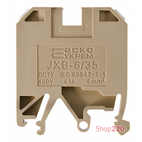 Клеммник JXB 6/35 желтый A0130010015