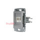 Розетка компьютерная RJ-45 двойная, алюминий, EPH4400161 Asfora Schneider