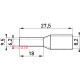 Наконечник втулочный (гильза) 16 мм кв удлиненный, желтый, e.terminal.stand.e16-18.yellow Enext s3036066