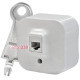 Розетка телефонная RJ11, белый, 782414 Legrand Quteo