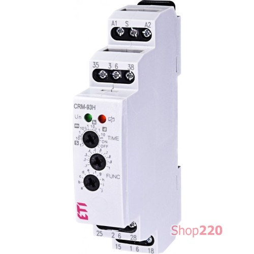 Многофункциональное реле времени CRM-93 H UNI 12-240V AC/DC (3x8A_AC1) ETI 2470002