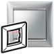 Рамка 1 пост, алюминий матовый, 770331 Legrand Valena