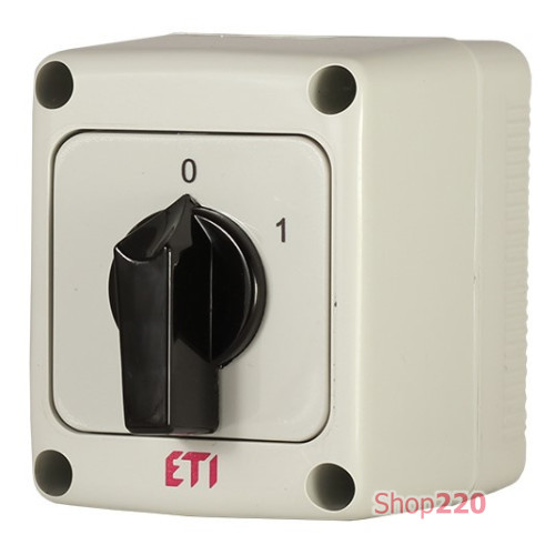 Переключатель CS 25 91 PN (2p_"0-1"корп./IP65"_с/ч_25A) ETI 4773160