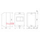 Корпус пластиковый e.mp.pro.box с кнопкой Стоп, IP54 Enext p004036