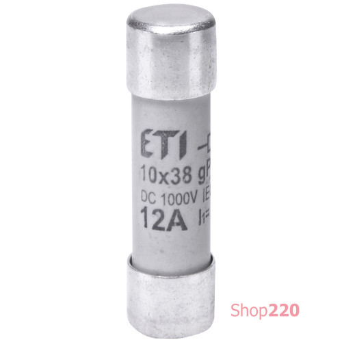 Предохранитель 12А gPV 10x38, ETI 2625106