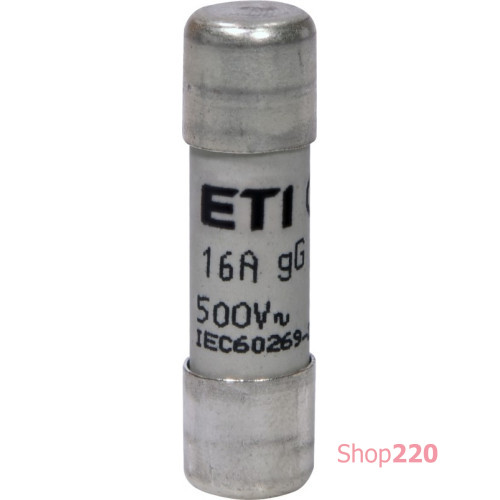 Предохранитель CH10x38 gG 16A 500V ETI 2651019