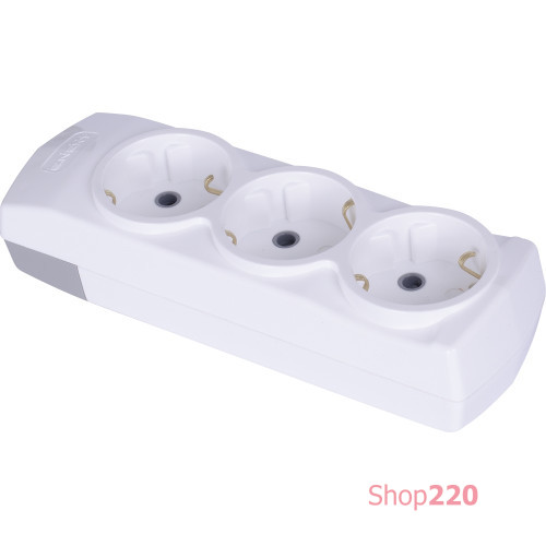 Колодка 3 гнезда, с заземлением, etes.3.z Enext s042102