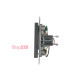 Розетка телефонна RJ-11, сталь, EPH4100162 Asfora Schneider