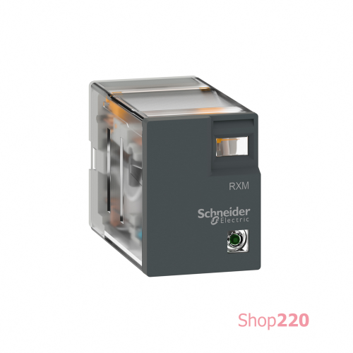 Миниатюрное электромеханическое реле Harmony Easy, 5А, 2CO, с LED, 230В RXM2LB2P7