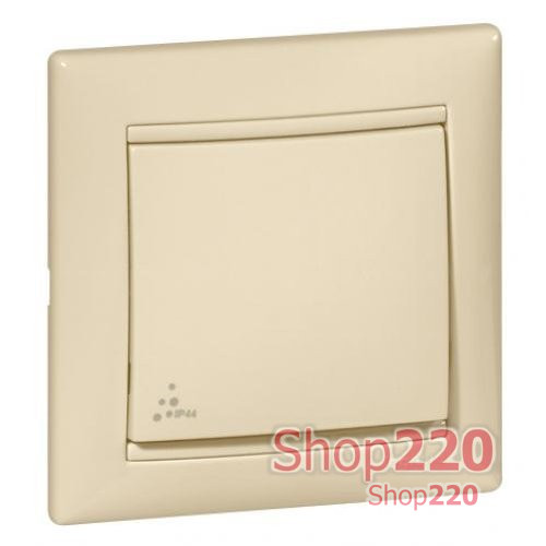 Механизм переключателя 1-кл. IP44, слоновая кость, 774106 Legrand Valena