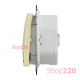 Выключатель 2-клавишный влагозащищенный IP44, береза, Sedna Design SDD280105