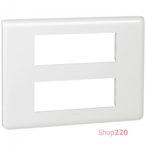 Рамка 2х6 модулей, белый, Mosaic New Legrand 078836L