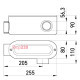 Соединитель ревизионный Г-образный для труб 2", e.industrial.pipe.db.revise.elbow.2" Enext i0540006