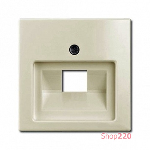 Накладка для телефонной розетки, белый шале, ABB 1803-96-507 Basic 55