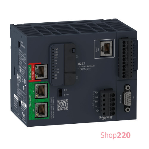 ПЛК Motion M262 5 нс/инстр. 4 оси, Ethernet, S3 TM262M15MESS8T