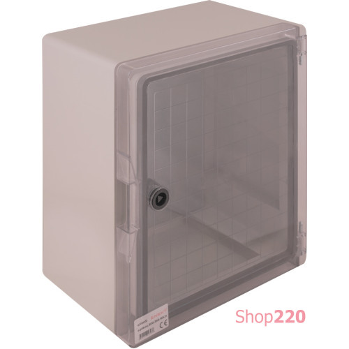 Щит ударопрочный 300х350х165мм с прозрачной дверцей, IP65, e.plbox.300.350.165.tr Enext