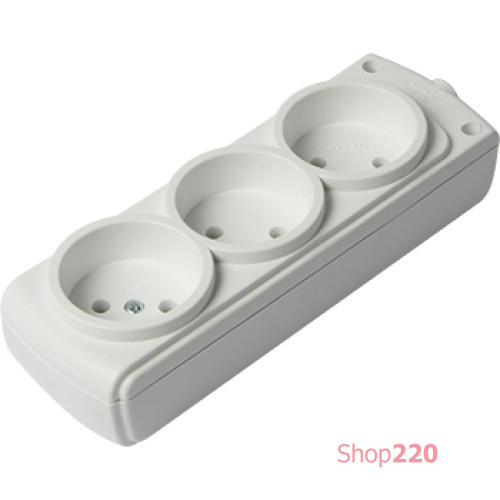 Колодка 3 гнезда, без заземления, etes.3 Enext s042101