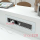 Вращающийся блок розеток 3х220В + USB тип А + С, белое стекло, Versaturn ASA 060.24F.00032