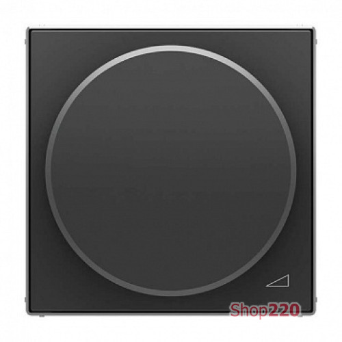 Накладка поворотного диммера, черный бархат, Sky ABB 8560.2 NS
