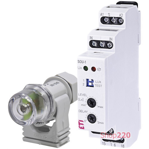 Сумеречное реле с датчиком, SOU-1 ETI 2470011