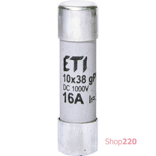 Предохранитель 16А gPV 10x38, ETI 2625081