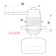 Замок для металлических шкафов., e.lock.stand Enext s053001