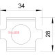 Соединитель проволочного лотка, G (2,5-10 мкм) 6016596