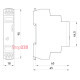 Реле задержки времени на включение, 8А, e.control.t15 Enext i0310027