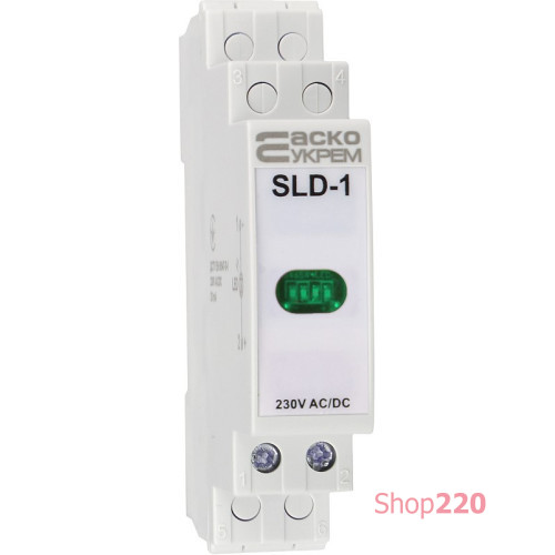 Сигнальный индикатор зеленый, 230V AC/DC, SLD-1 A0140030031