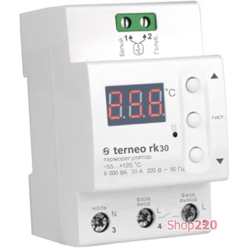 Термостат для электрического котла terneo rk30