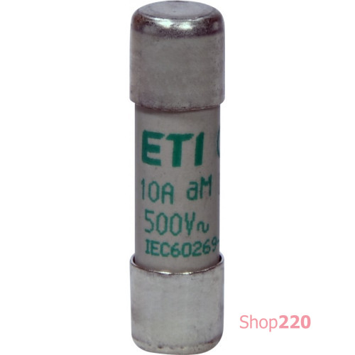 Предохранитель CH10x38 aM 10A 500V ETI 2652015