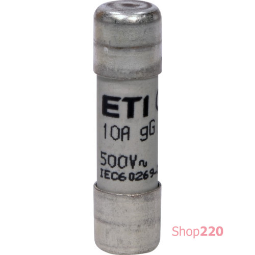 Предохранитель CH10x38 gG 10A 500V ETI 2651017
