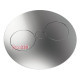 Врезная розетка в стол Bachmann TWIST 2x220, нержавеющая сталь